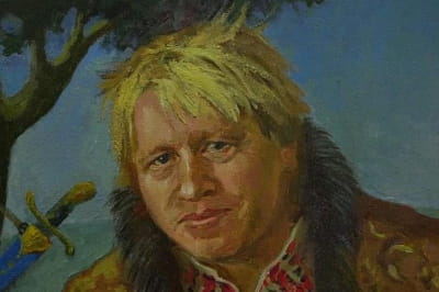 Картина з Борисом Джонсоном 