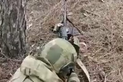 "Сгоревший на работе" оккупант