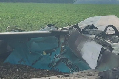 сбитый Су-34 рашистов