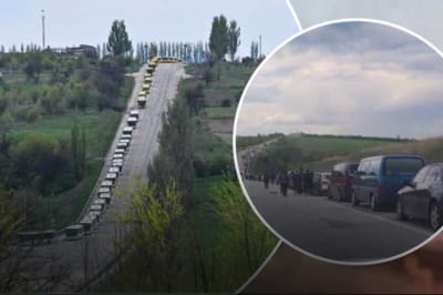 Автомобільна черга у Василівці