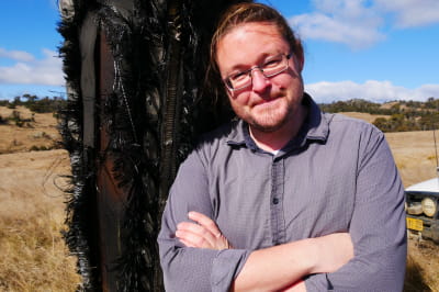 Часть космической капсулы SpaceX