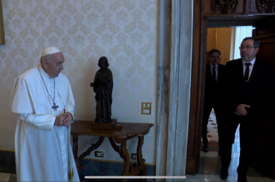 Папа Римський Франциск і Андрій Юраш