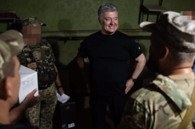 Порошенко з військовими ЗСУ