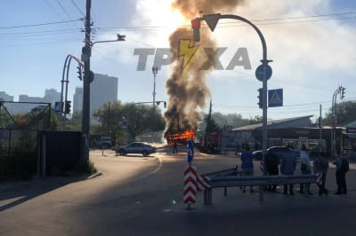 Пожежа на Осокорках