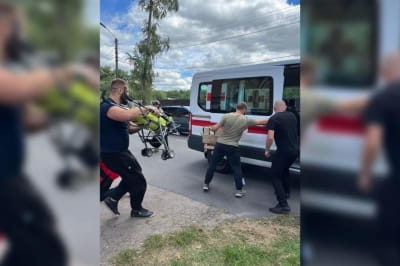 Взрыв на выставке в Чернигове