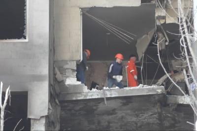 разрушенный дом