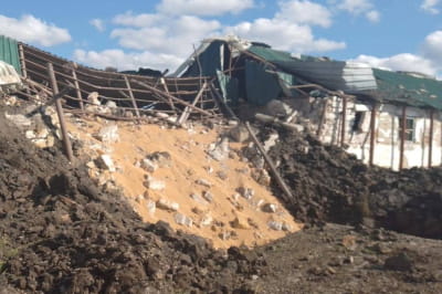 Последствия обстрелов российских оккупантов