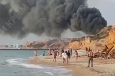 Дим над "Бельбеком" у Криму