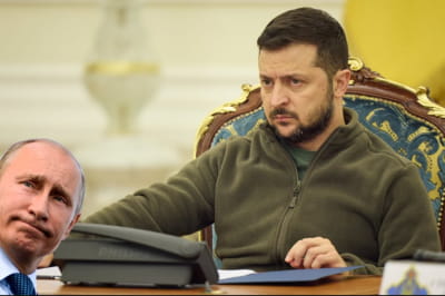 Зеленський і путін