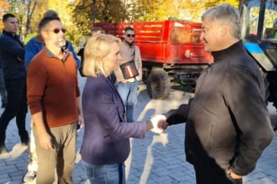 Петр Порошенко и Бджиджит Бринк