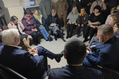 Штайнмайер в укрытии