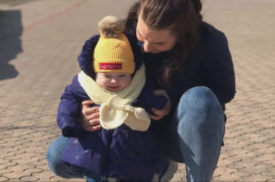 Валентина з дочкою