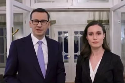 Премьеры Польши и Финляндии обратились к украинцам