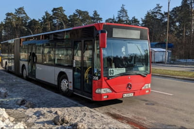 У Києві помітили автобуси з німецькими номерними знаками