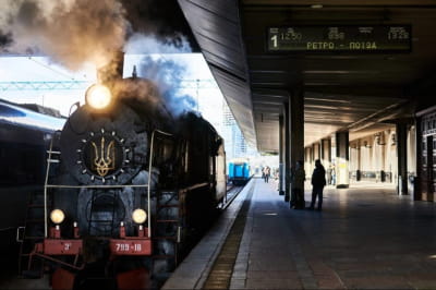 ретро-потяг за напрямком "Казковий Київ"