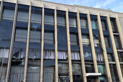 удар по Палацу Україна