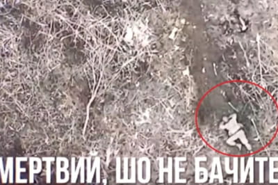 Загарбник прикинувася мертвим, але українці швидко воскресили його