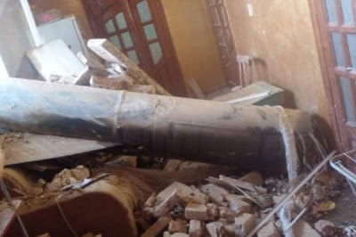 Будинок, куди влучила російська ракета 29 грудня