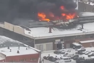 Масштабный пожар в москве