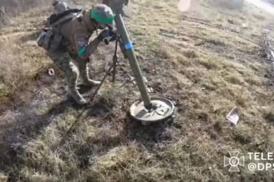 Біля Бахмута прикордонники за допомогою мінометів захопили позицію росіян