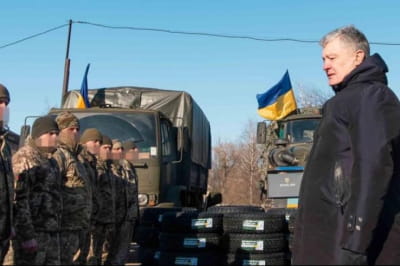 Петро Порошенко та українські захисники