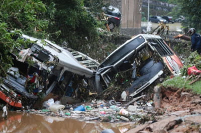 Наводнение и оползни в Бразилии