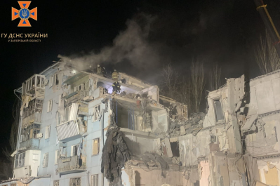 Разбор завалов в Запорожье