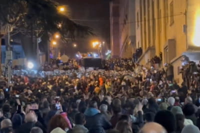 протесты в Грузии