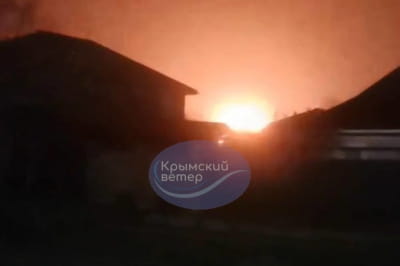 Вибух в окупованому Джанкої