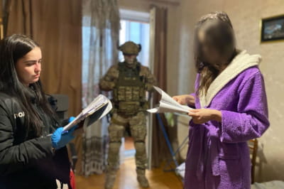 Затримання підозрюваної