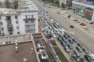 Затор у Києві