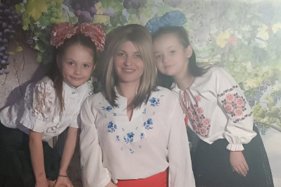 Надежда Ткаченко с детьми