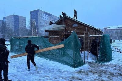 У Львові почали демонтаж самобуду УПЦ (мп)