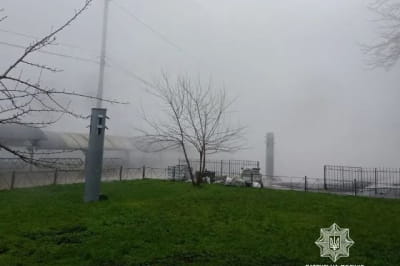 Прорыв теплотрассы в Киеве