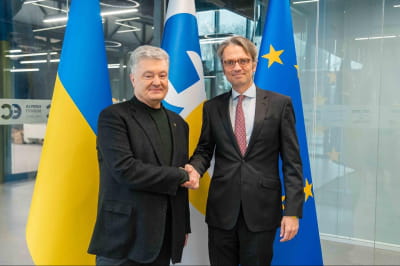 Петро Порошенко і Тобіас Тиберг
