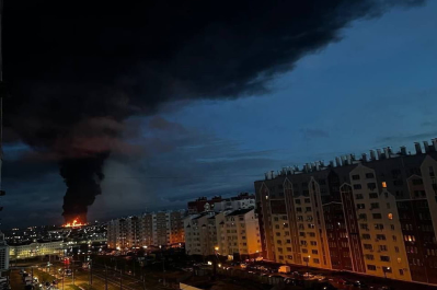 Пожар в Севастополе