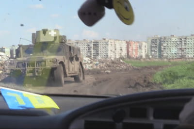 Журналісти "5 каналу" в Бахмуті