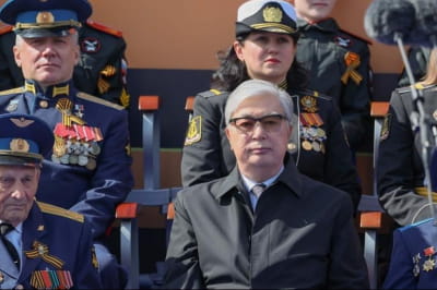 Президент Казахстана Токаев приехал на парад жл путина