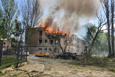 Обстріл лікарні в Дніпрі