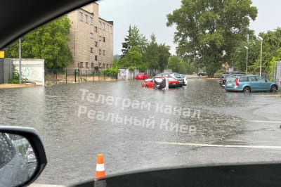Ливень в Киеве