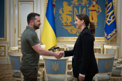 Володимир Зеленський і Маріам Альмхейрі
