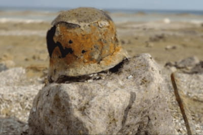 Артефакты на дне Каховского водохранилища