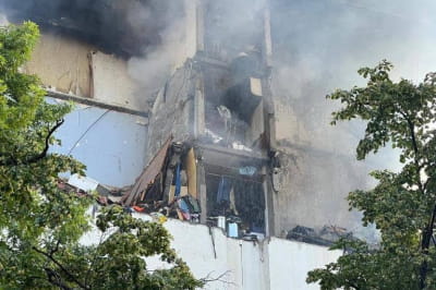 Взрыв в многоэтажке на Малышко