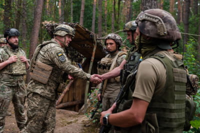 Українські прикордонники та Сергій Наєв