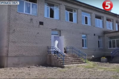 Обстріляна школа в селі Степне