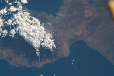 Масштабні пожежі на Гавайях завіксували на борту МКС на висоті 417 км