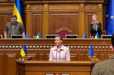 Премʼєр-міністерка Данії виступила у ВР