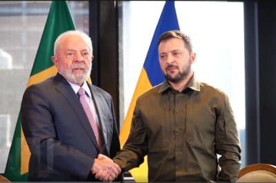 Зеленський зустрівся з президентом Бразилії