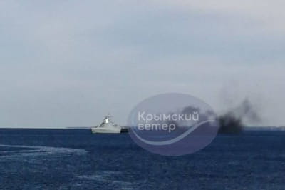 В бухте Севастополя подорвался корабль