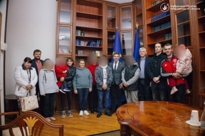 Украина вернула депортированных детей